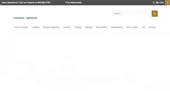 Desktop Screenshot of executiveappliance.com